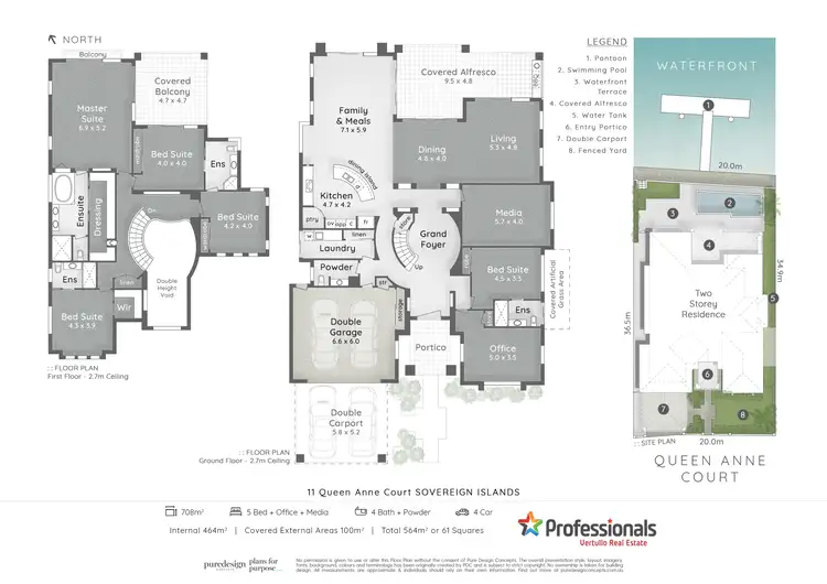 Floorplan of Homely house listing, 11 Queen Anne Court, Sovereign Islands QLD 4216