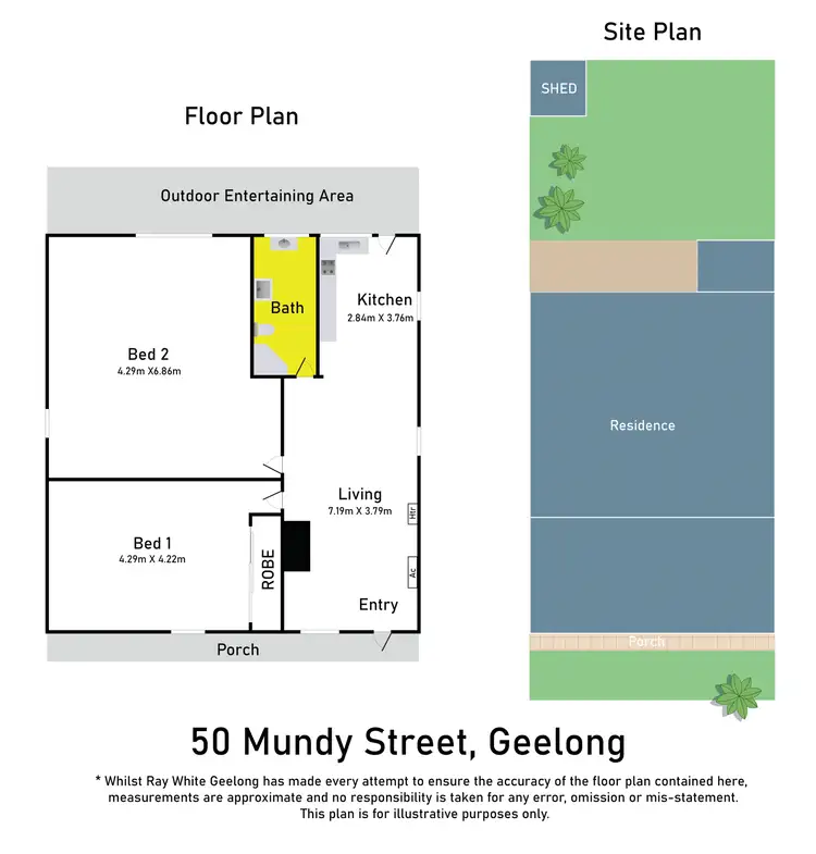 Floorplan of Homely house listing, 50 Mundy Street, Geelong VIC 3220
