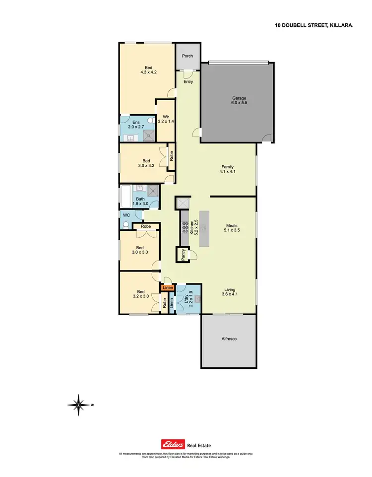 Floorplan of Homely house listing, 10 Doubell Street, Killara VIC 3691
