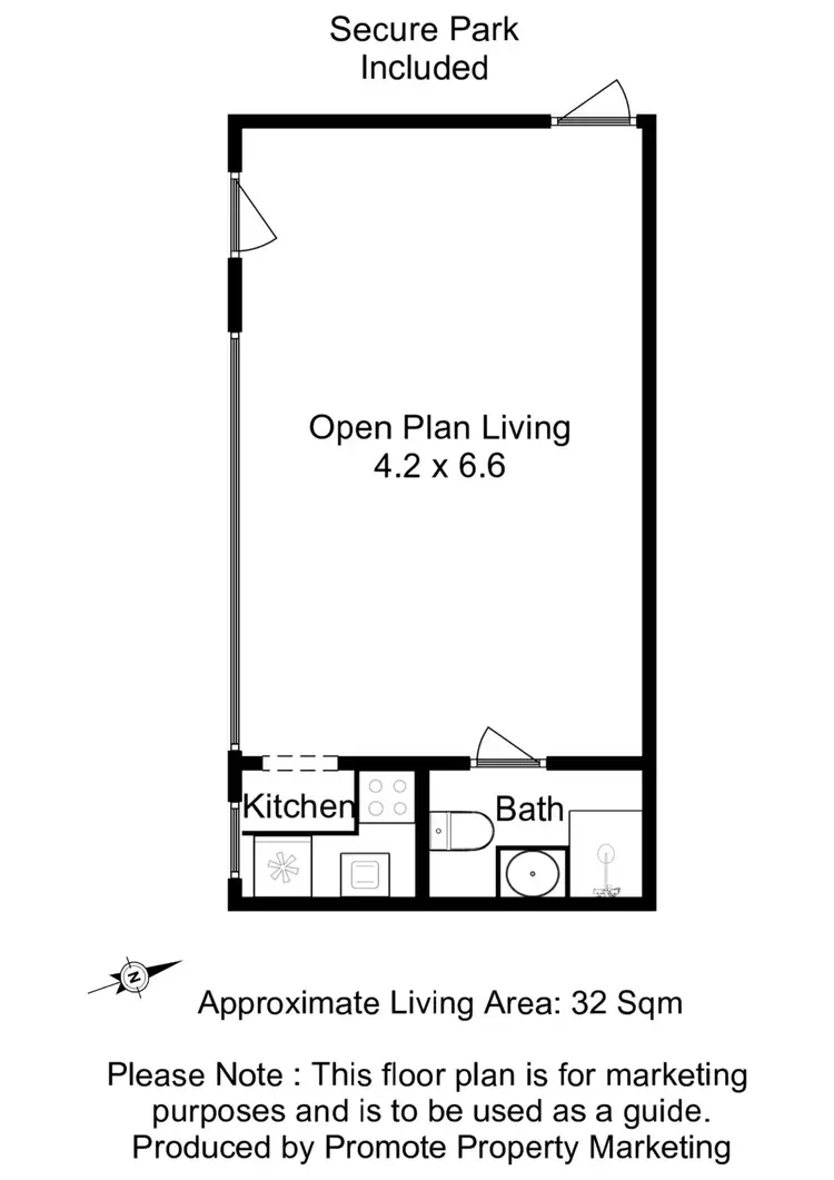 Floorplan of Homely house listing, 8/9 Sackville Street, Hobart TAS 7000