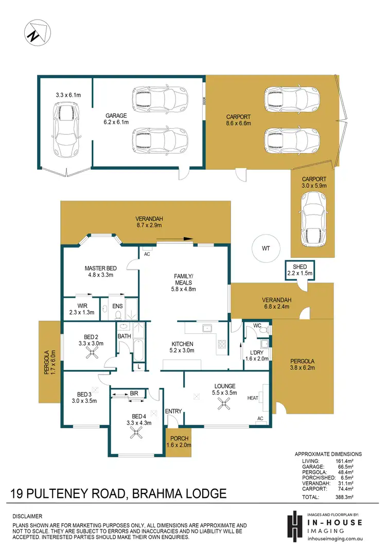 Floorplan of Homely house listing, 19 Pulteney Road, Brahma Lodge SA 5109