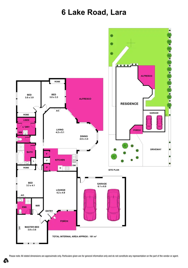 Floorplan of Homely house listing, 6 Lake Road, Lara VIC 3212