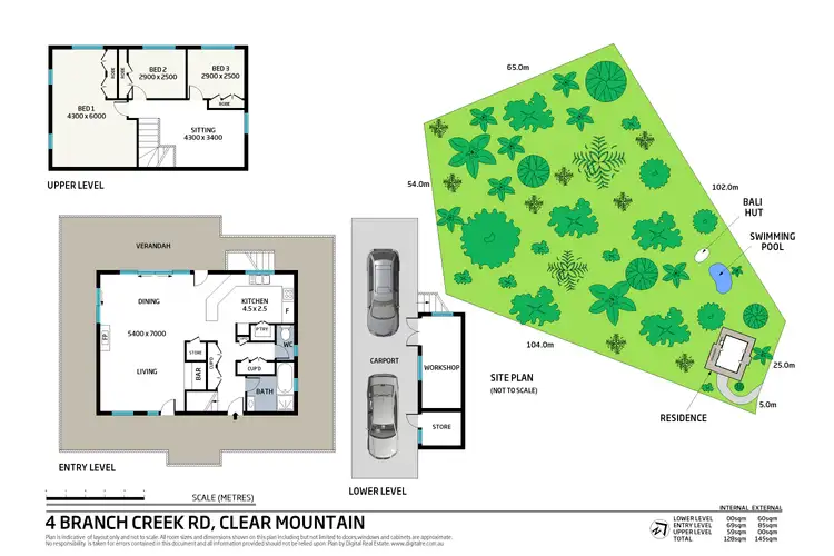 Floorplan of Homely house listing, 4 Branch Creek Road, Clear Mountain QLD 4500