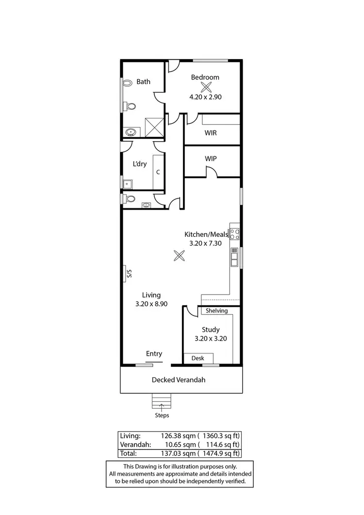 Floorplan of Homely house listing, 4 Drysdale Street, Stirling North SA 5710