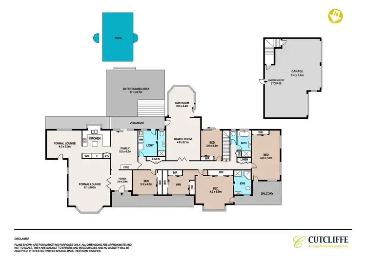 Floorplan of Homely rural property listing, 76 Cranstons Road, Middle Dural NSW 2158