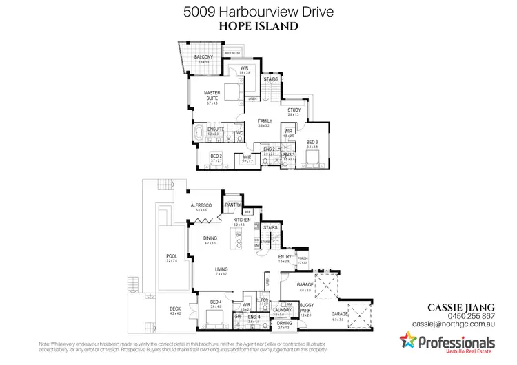 Floorplan of Homely land listing, 5009 Harbourview Drive, Hope Island QLD 4212