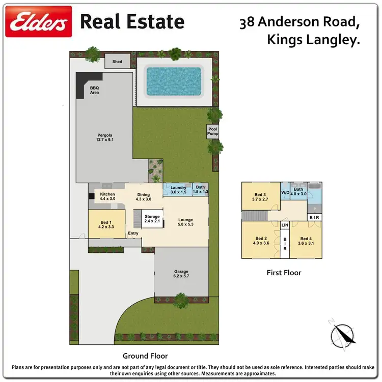 Floorplan of Homely house listing, 38 Anderson Road, Kings Langley NSW 2147