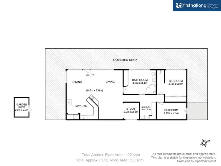 Floorplan of Homely house listing, 25 Grundys Road, Lunawanna TAS 7150