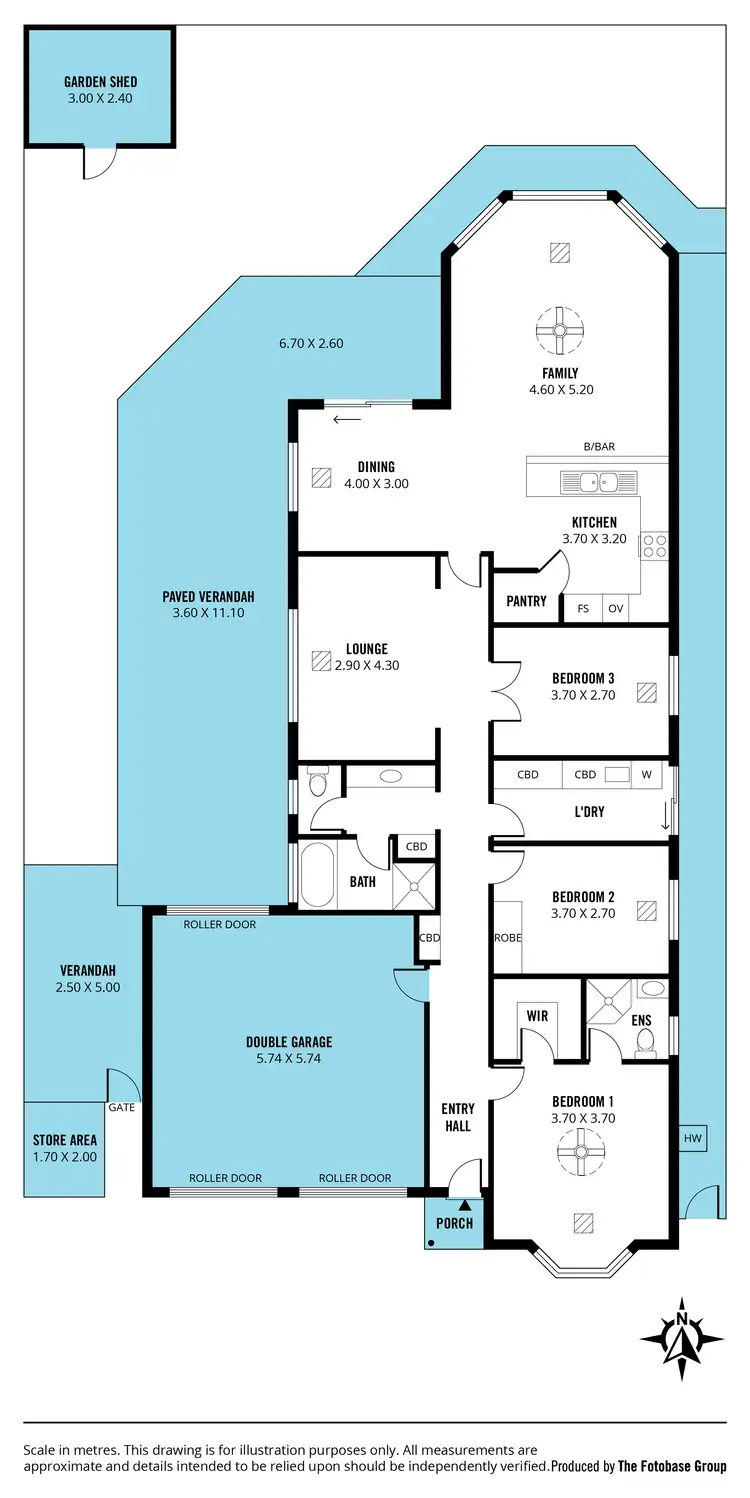 Floorplan of Homely house listing, 7 Verdant Parade, Woodcroft SA 5162