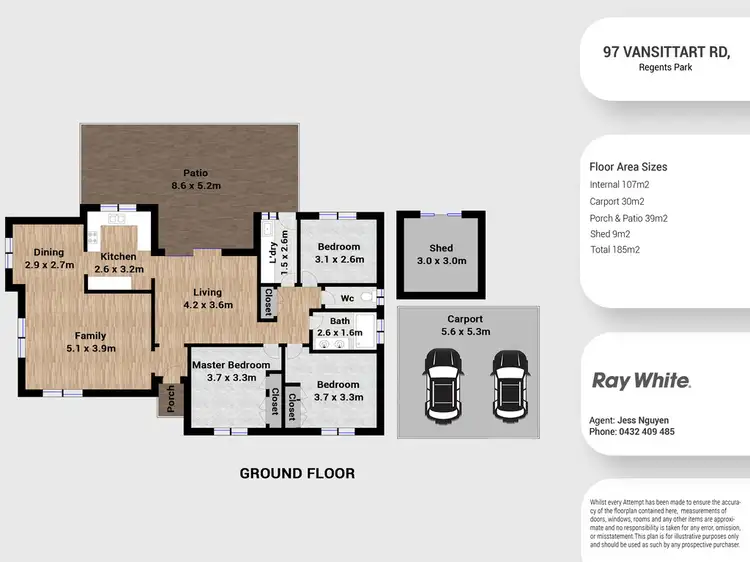 Floorplan of Homely house listing, 97 Vansittart Road, Regents Park QLD 4118