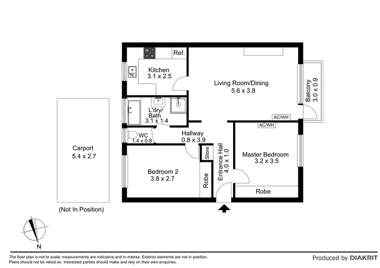 Floorplan of Homely apartment listing, 18/114 Riversdale Road, Hawthorn VIC 3122