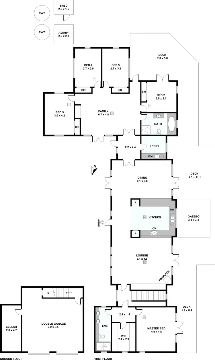Floorplan of Homely house listing, 4 Breakneck Hill Road, Angaston SA 5353