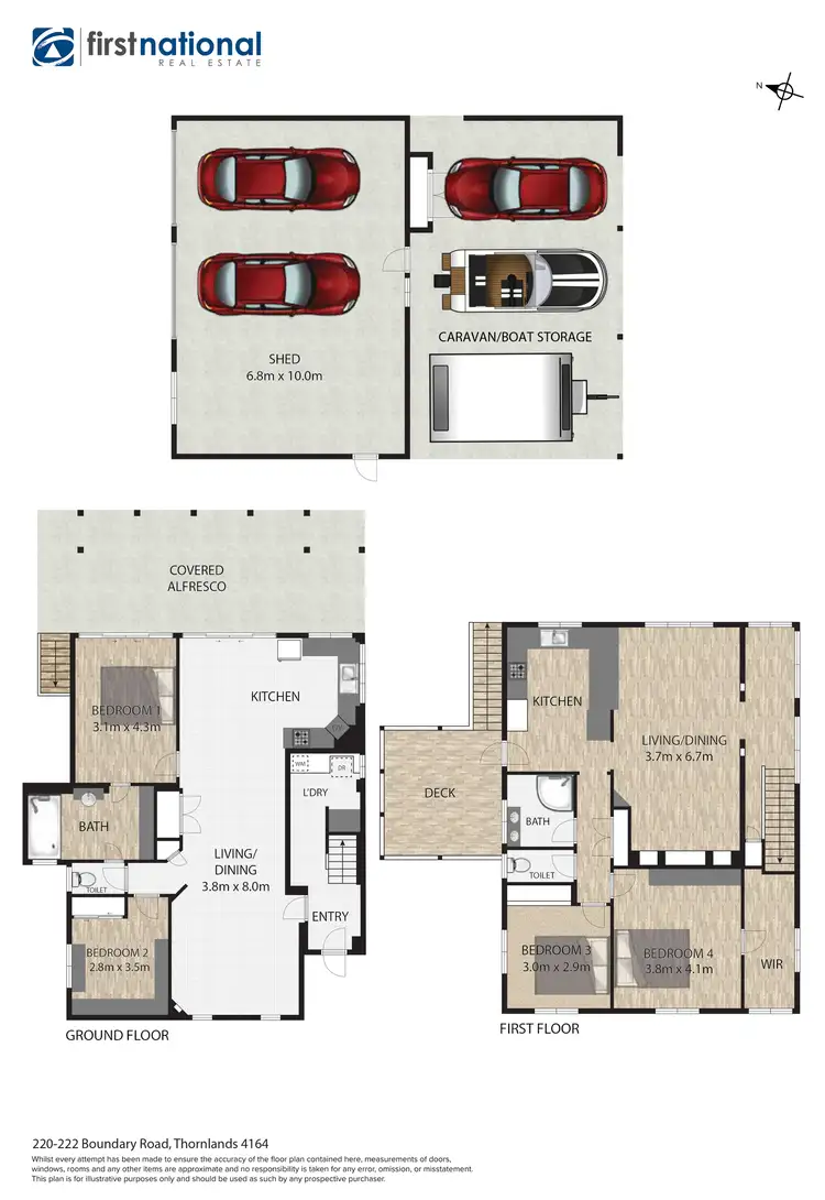 Floorplan of Homely house listing, 220-222 Boundary Road, Thornlands QLD 4164
