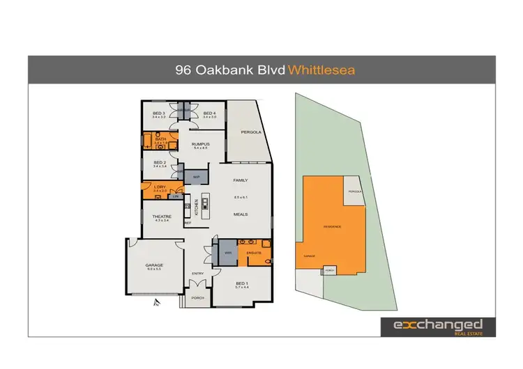 Floorplan of Homely house listing, 96 Oakbank Boulevard, Whittlesea VIC 3757