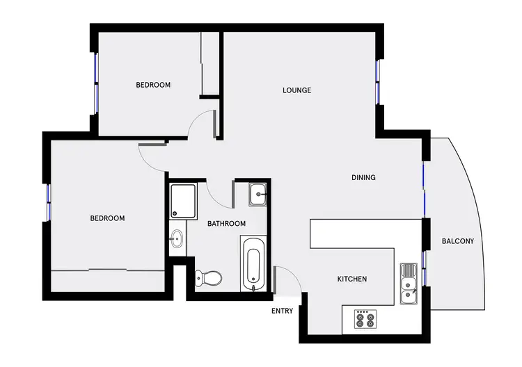 Floorplan of Homely apartment listing, 5/53 Port Jackson Circuit, Phillip ACT 2606