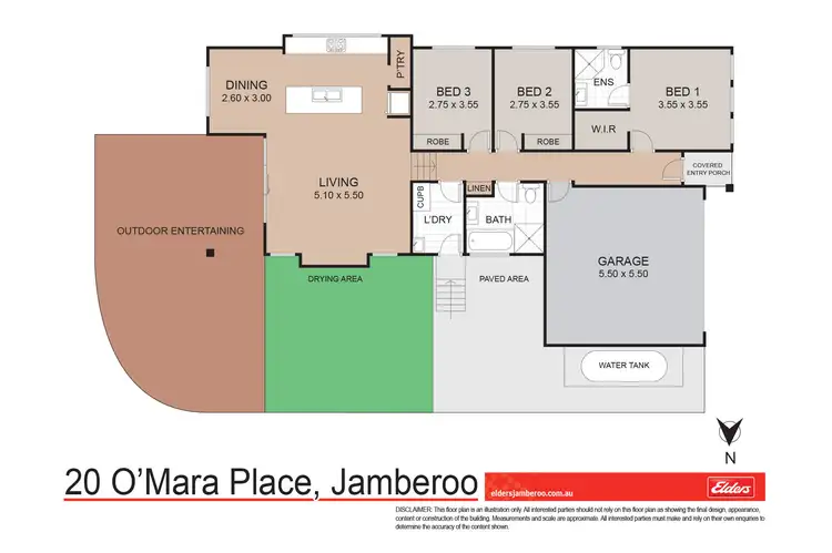 Floorplan of Homely house listing, 20 O'MARA PLACE, Jamberoo NSW 2533