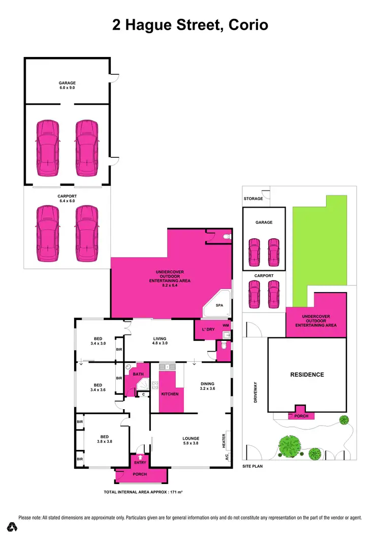 Floorplan of Homely house listing, 2 Hague Street, Corio VIC 3214
