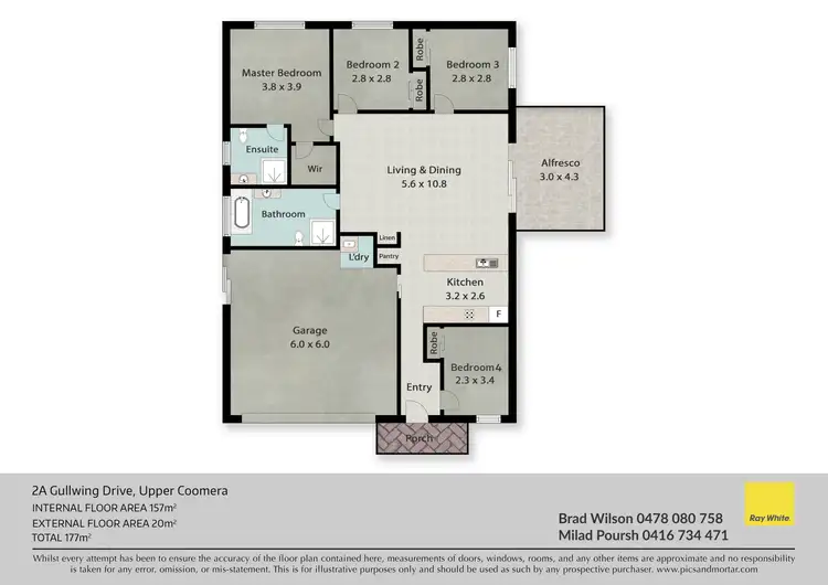 Floorplan of Homely house listing, 2A Gullwing Drive, Upper Coomera QLD 4209