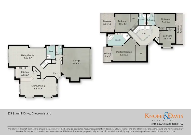 Floorplan of Homely house listing, 275 Stanhill Drive, Chevron Island QLD 4217