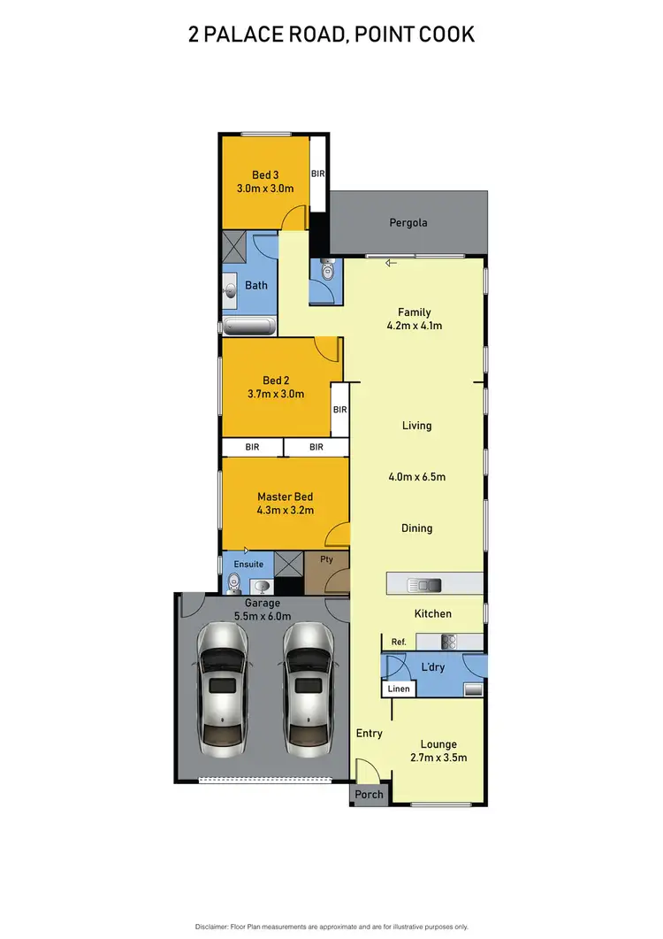 Floorplan of Homely house listing, 2 Palace Road, Point Cook VIC 3030