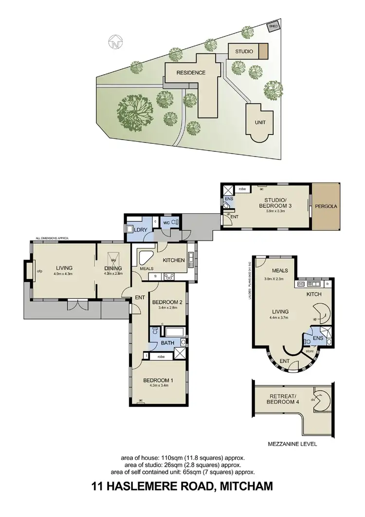 Floorplan of Homely house listing, 11 Haslemere Road, Mitcham VIC 3132