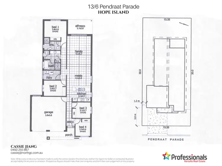 Floorplan of Homely house listing, House 13/6 Pendraat Parade, Hope Island QLD 4212