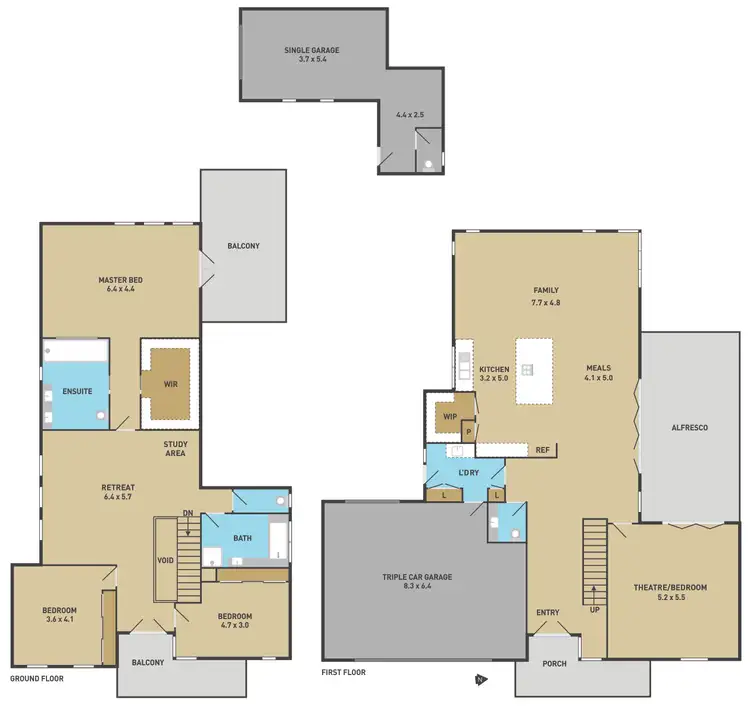 Floorplan of Homely house listing, 3 Kent Place, Taylors Hill VIC 3037