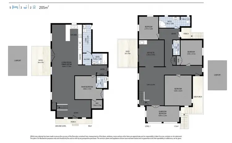 Floorplan of Homely house listing, 5 Olmai Avenue, Eastern Heights QLD 4305