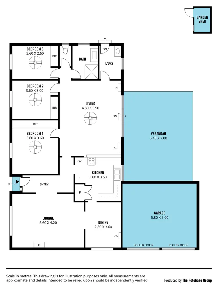 Floorplan of Homely house listing, 8 Matheson Rd, Reynella East SA 5161