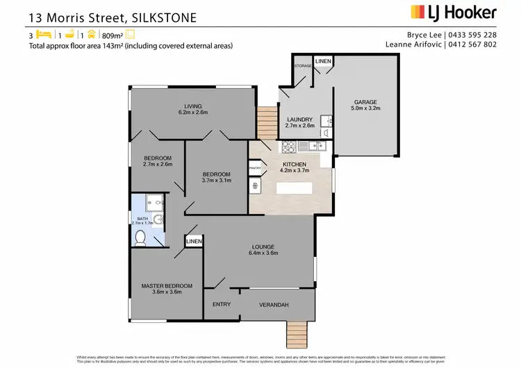 Floorplan of Homely house listing, 13 Morris Street, Silkstone QLD 4304