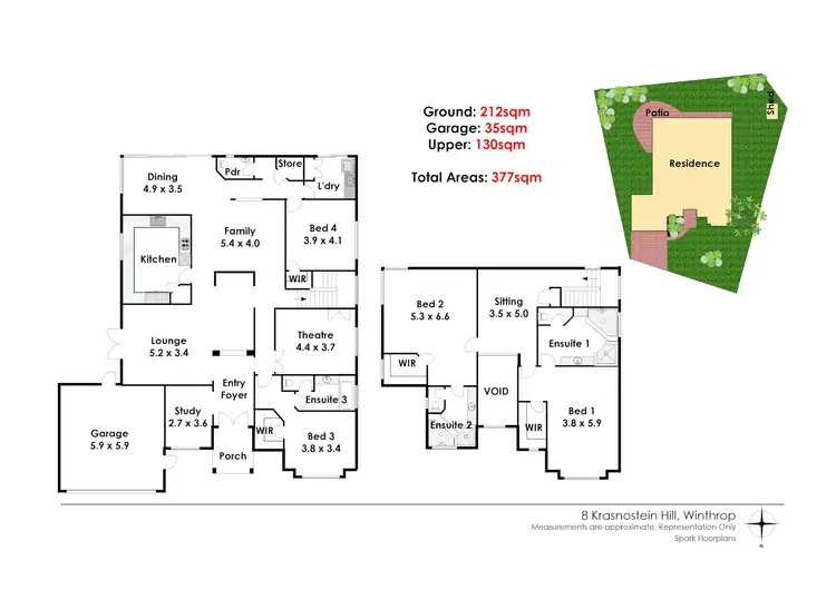 Floorplan of Homely house listing, 8 Krasnostein Hill, Winthrop WA 6150