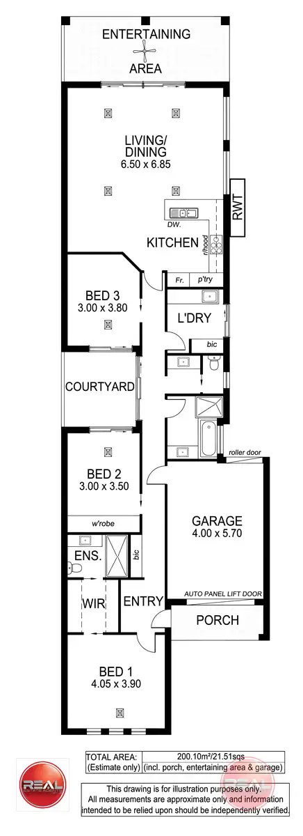 Floorplan of Homely house listing, 15a Myrtle Grove (Tonsley), Clovelly Park SA 5042