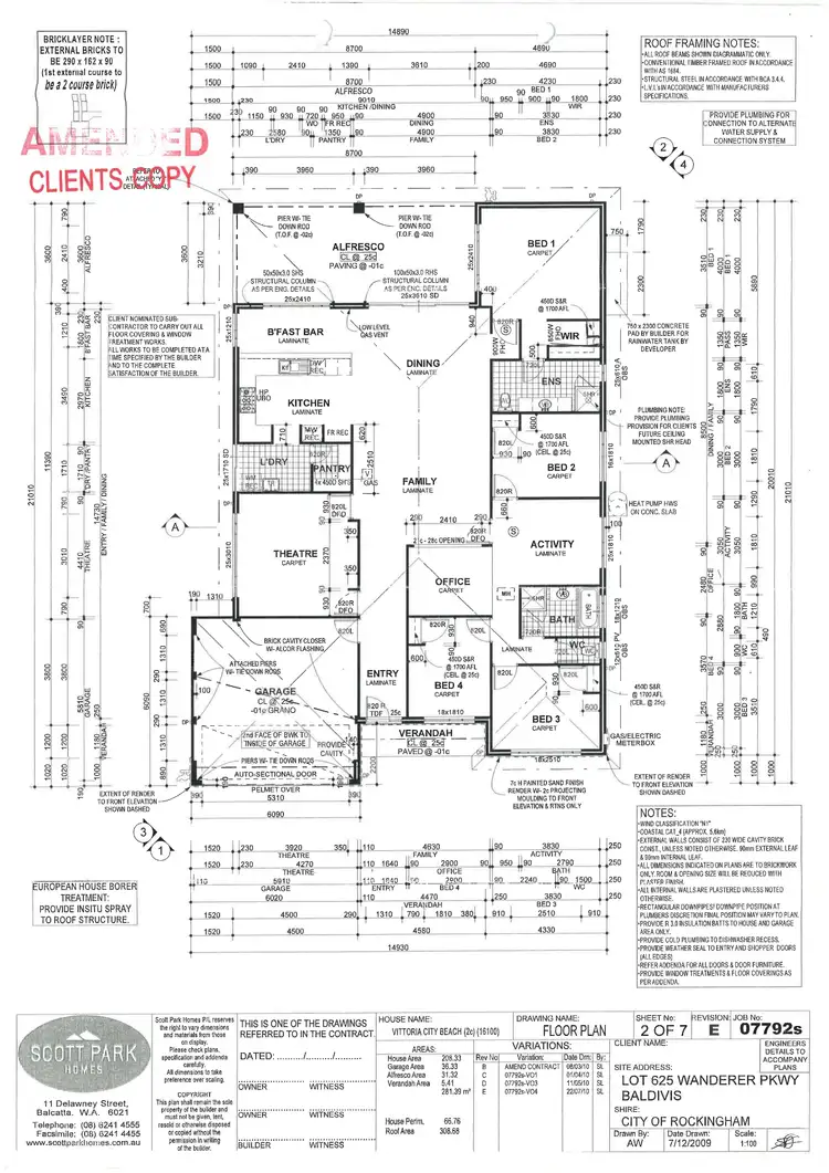 Floorplan of Homely house listing, 16 Wanderer Parkway, Baldivis WA 6171