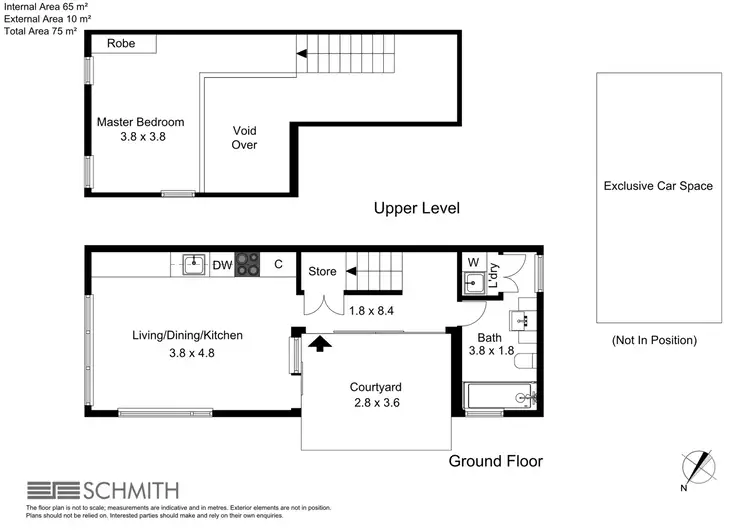 Floorplan of Homely villa listing, 1/603-615 Casuarina Way, Casuarina NSW 2487