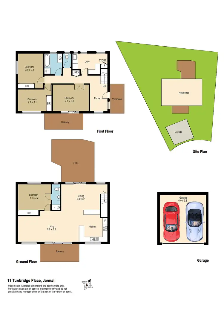Floorplan of Homely house listing, 11 Tunbridge Place, Jannali NSW 2226
