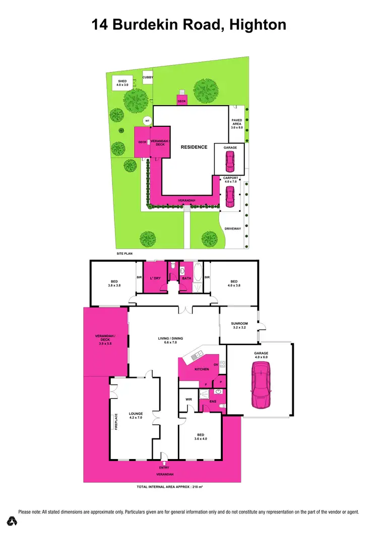 Floorplan of Homely house listing, 14 Burdekin Road, Highton VIC 3216