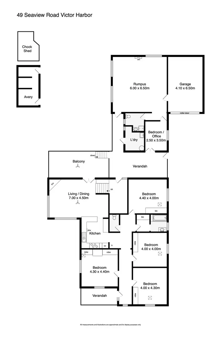 Floorplan of Homely house listing, 49 Seaview Road, Victor Harbor SA 5211