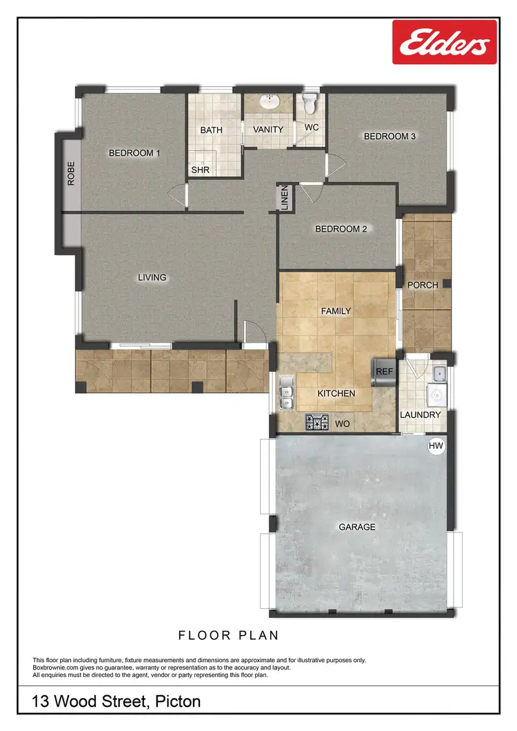 Floorplan of Homely house listing, 13 WOOD STREET, Picton NSW 2571