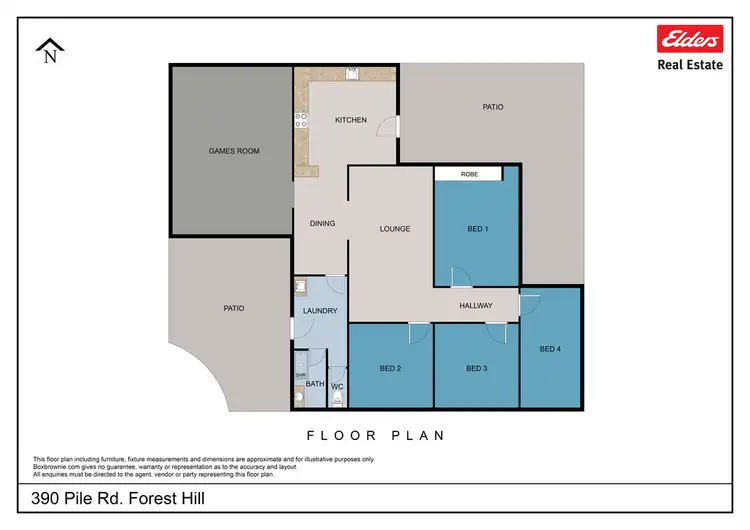 Floorplan of Homely house listing, 390 Pile Road, Forest Hill WA 6324
