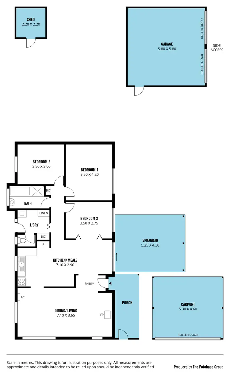 Floorplan of Homely house listing, 22 Lyle Street, Happy Valley SA 5159