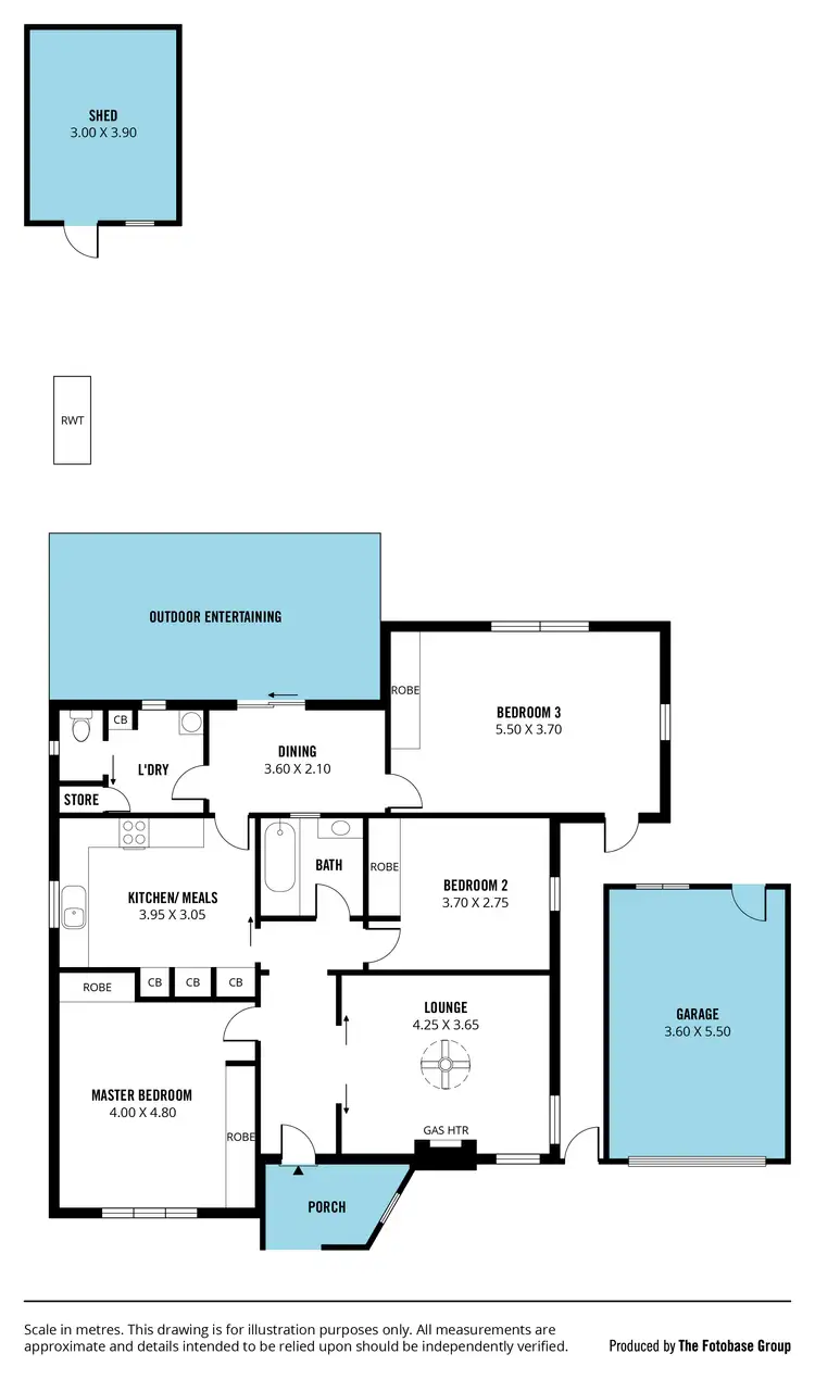 Floorplan of Homely house listing, 14 Griffiths Road, Plympton Park SA 5038