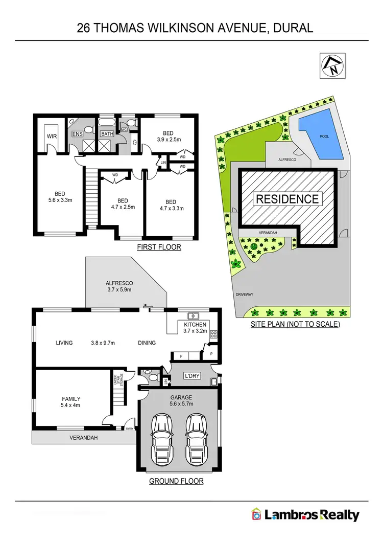 Floorplan of Homely house listing, 26 Thomas Wilkinson Ave, Dural NSW 2158
