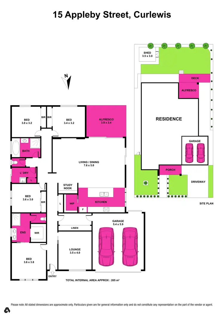 Floorplan of Homely house listing, 15 Appleby St, Curlewis VIC 3222
