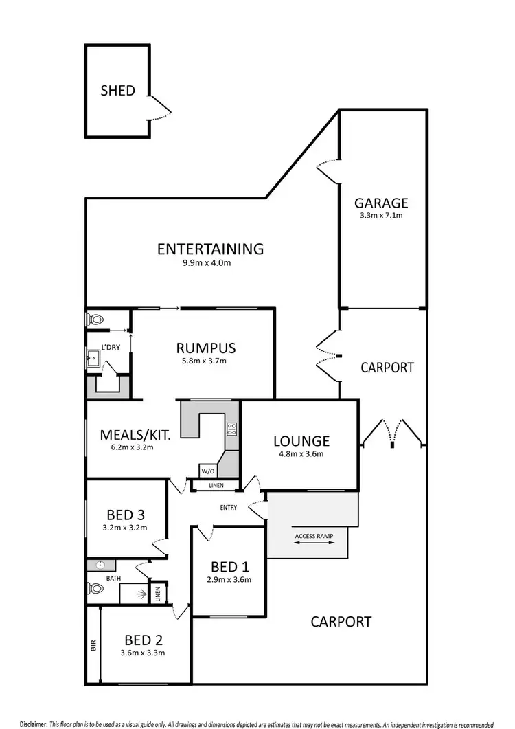 Floorplan of Homely house listing, 27 Meager Street, Deer Park VIC 3023
