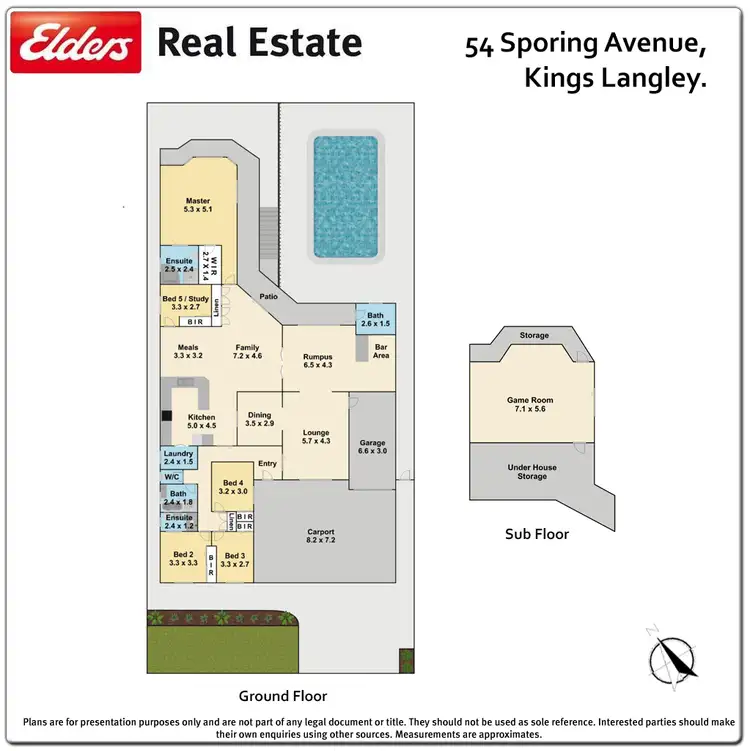 Floorplan of Homely house listing, 54 Sporing Avenue, Kings Langley NSW 2147