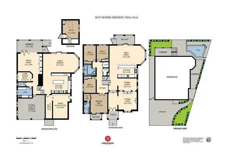 Floorplan of Homely house listing, 23 St Georges Crescent, Cecil Hills NSW 2171