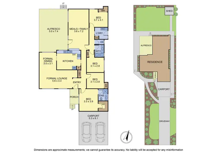 Floorplan of Homely house listing, 56 Westley Street, Ferntree Gully VIC 3156