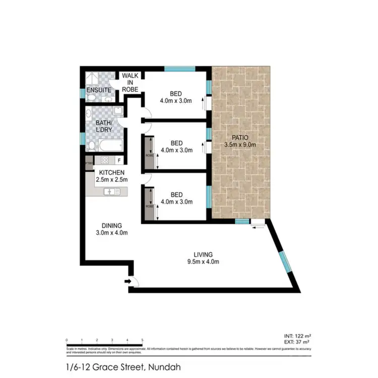 Floorplan of Homely apartment listing, 1/6-12 Grace Street, Nundah QLD 4012