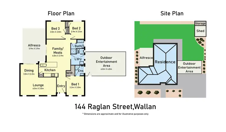 Floorplan of Homely house listing, 144 Raglan Street, Wallan VIC 3756