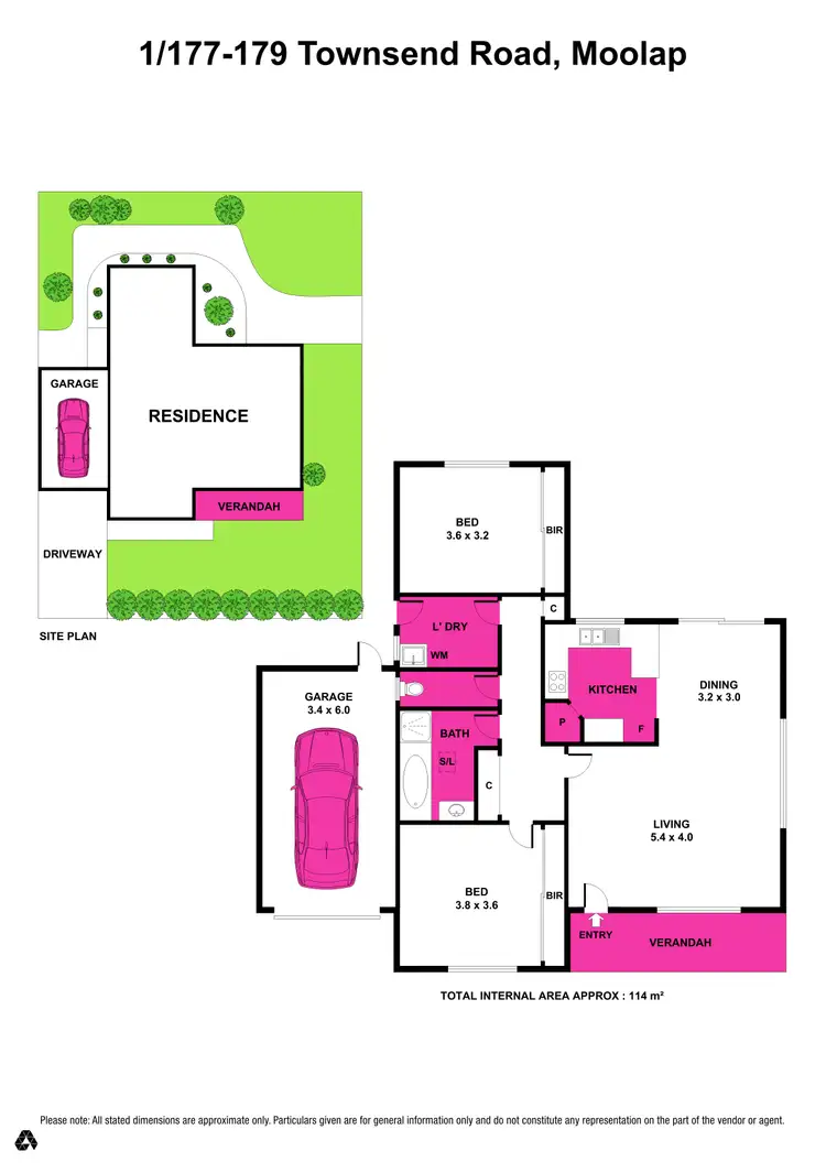 Floorplan of Homely house listing, 1/177-179 Townsend Road, Moolap VIC 3224
